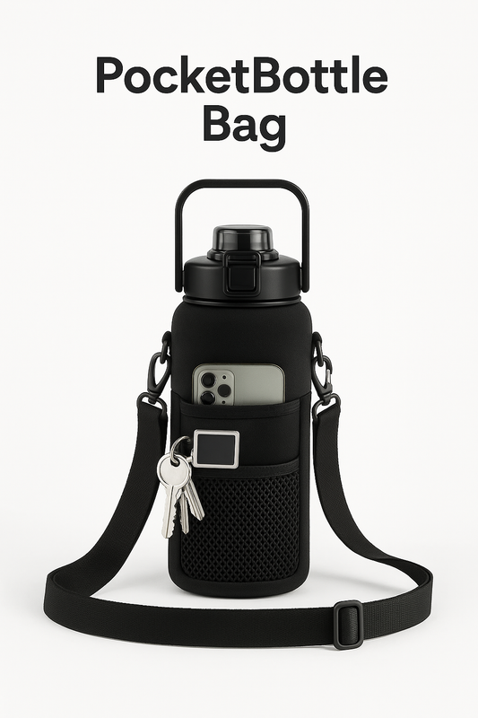 POCKETBOTTLE BAG - la sacchetta con borraccia e tasche smart
