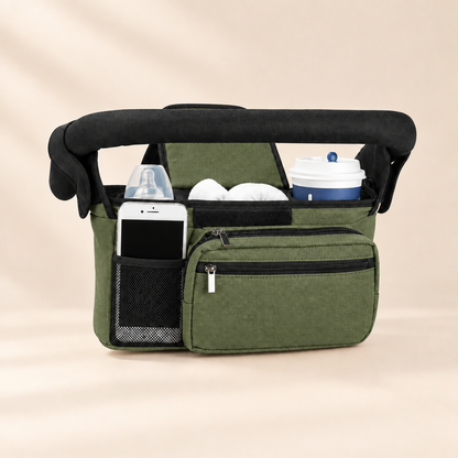 MammaGo verde basata sul modello beige frontale